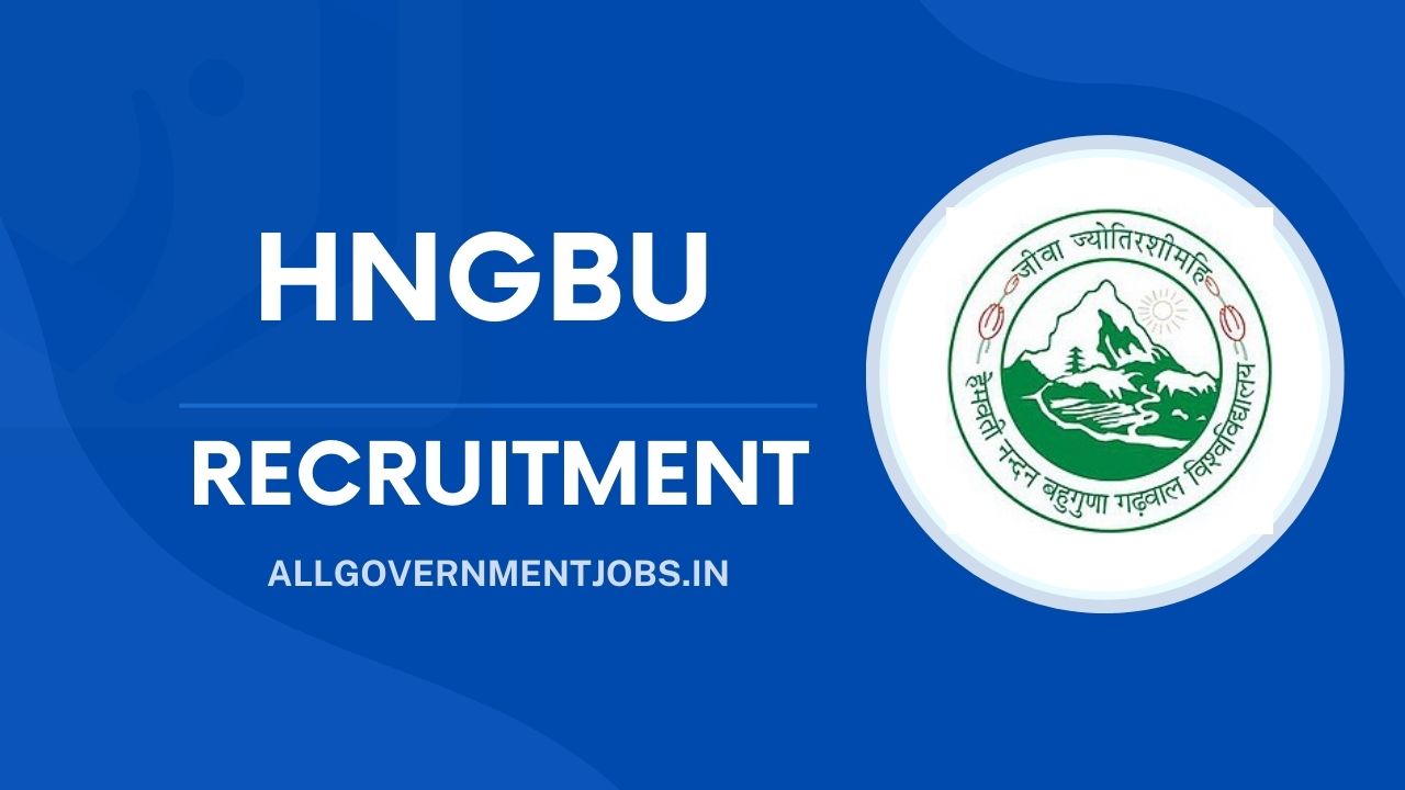 HNBGU Recruitment 2020 Out- For Field Investigators|| Download Application  Form!!